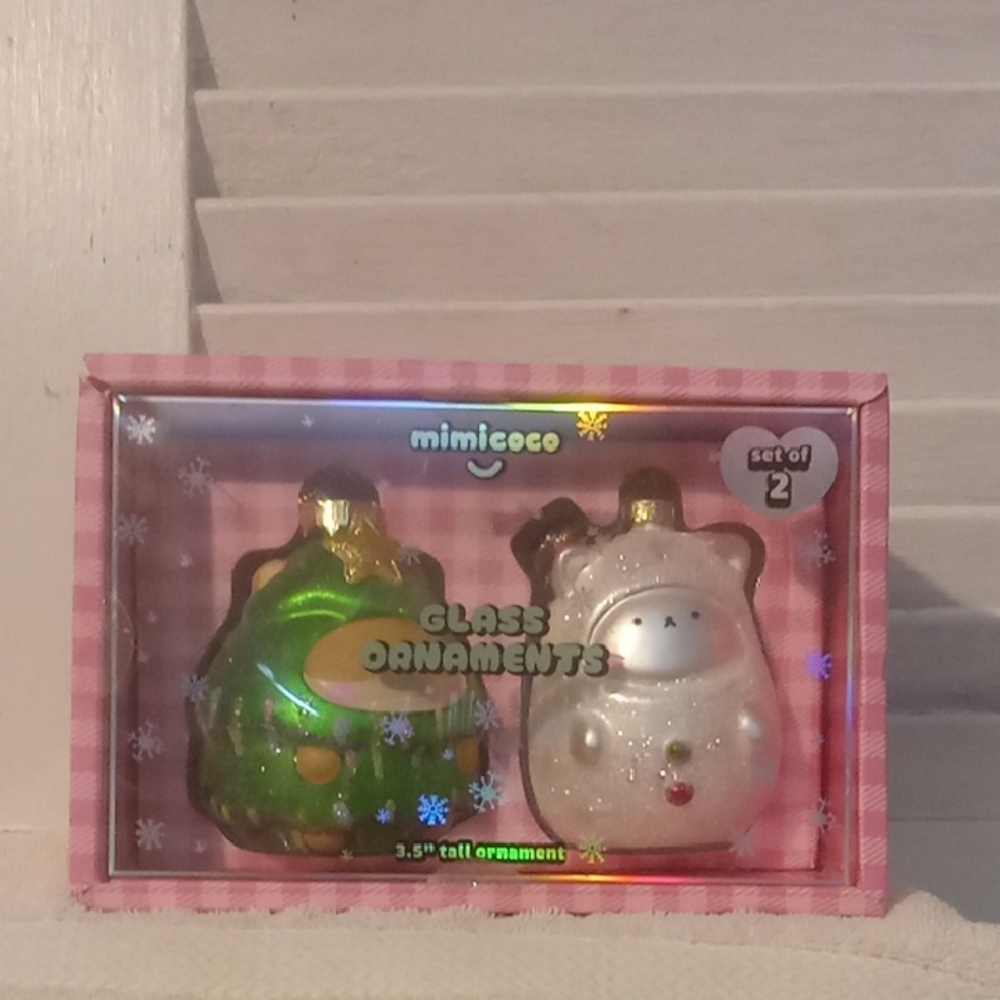 NIB☆ Mimicoco Glass Ornaments